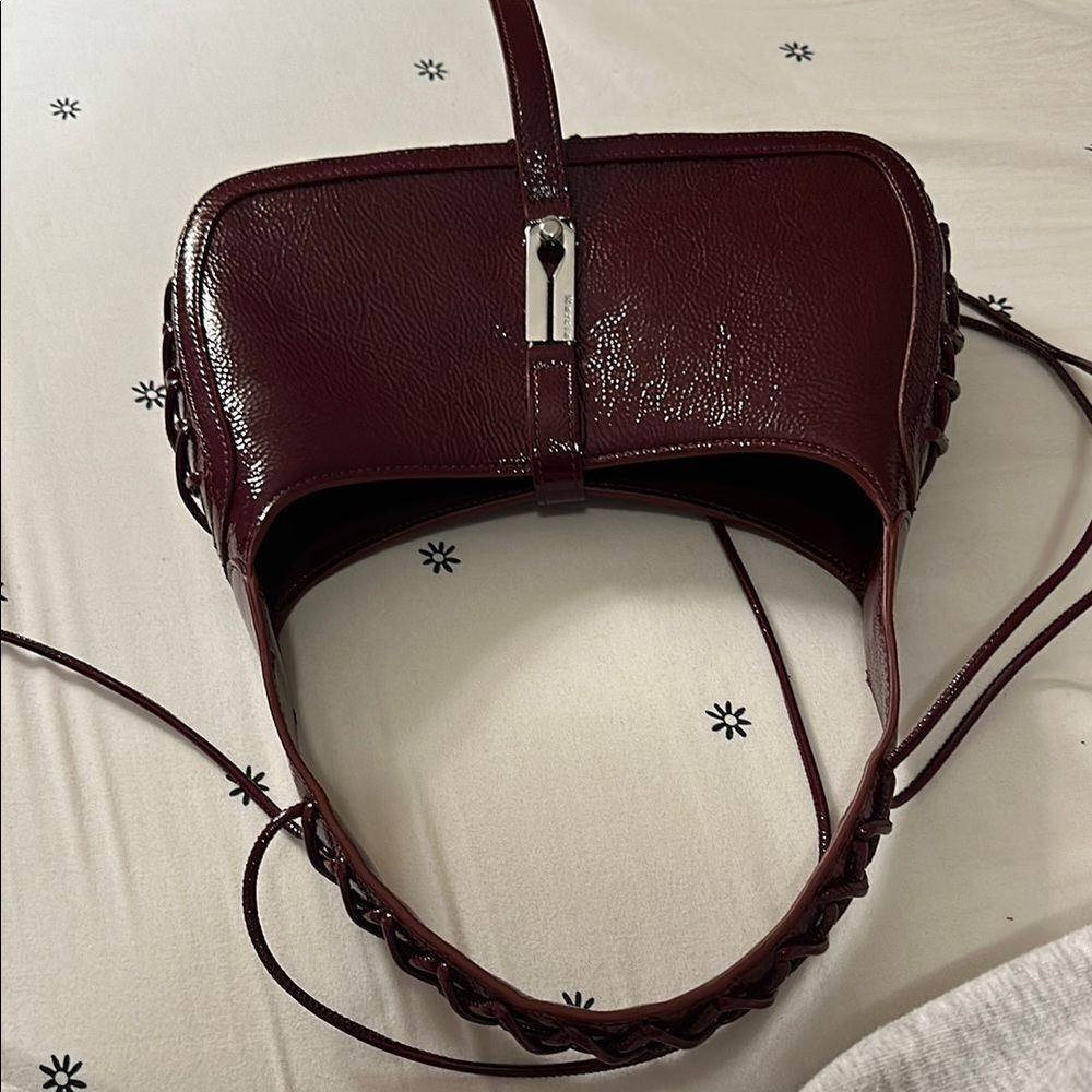 Wear Marcia Glossy Cherry Bag Red Shoulder Bag - Picture 6 of 16